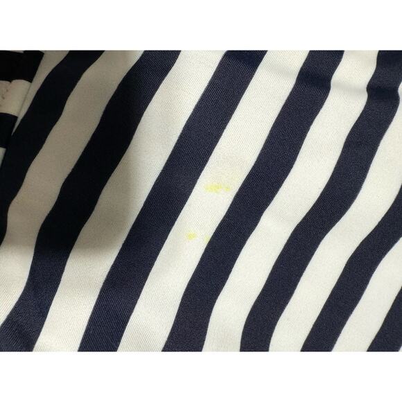 J. Crew Nautical Stripe One Shoulder swimsuit Size 6 - Picture 6 of 6